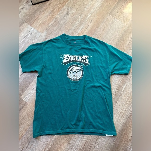NFL Other - NFL Philadelphia Eagles Birds T-shirt Green Black VTG 07 Size L